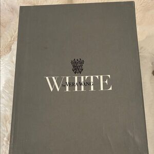 Vera Wang silver glitter block heels